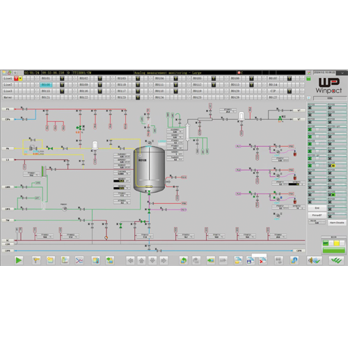 GMP Fermenter/Bioreactor with Siemens S7 series PLC Control System  |产品介绍|生物过程技术|中式在位灭菌型发酵罐